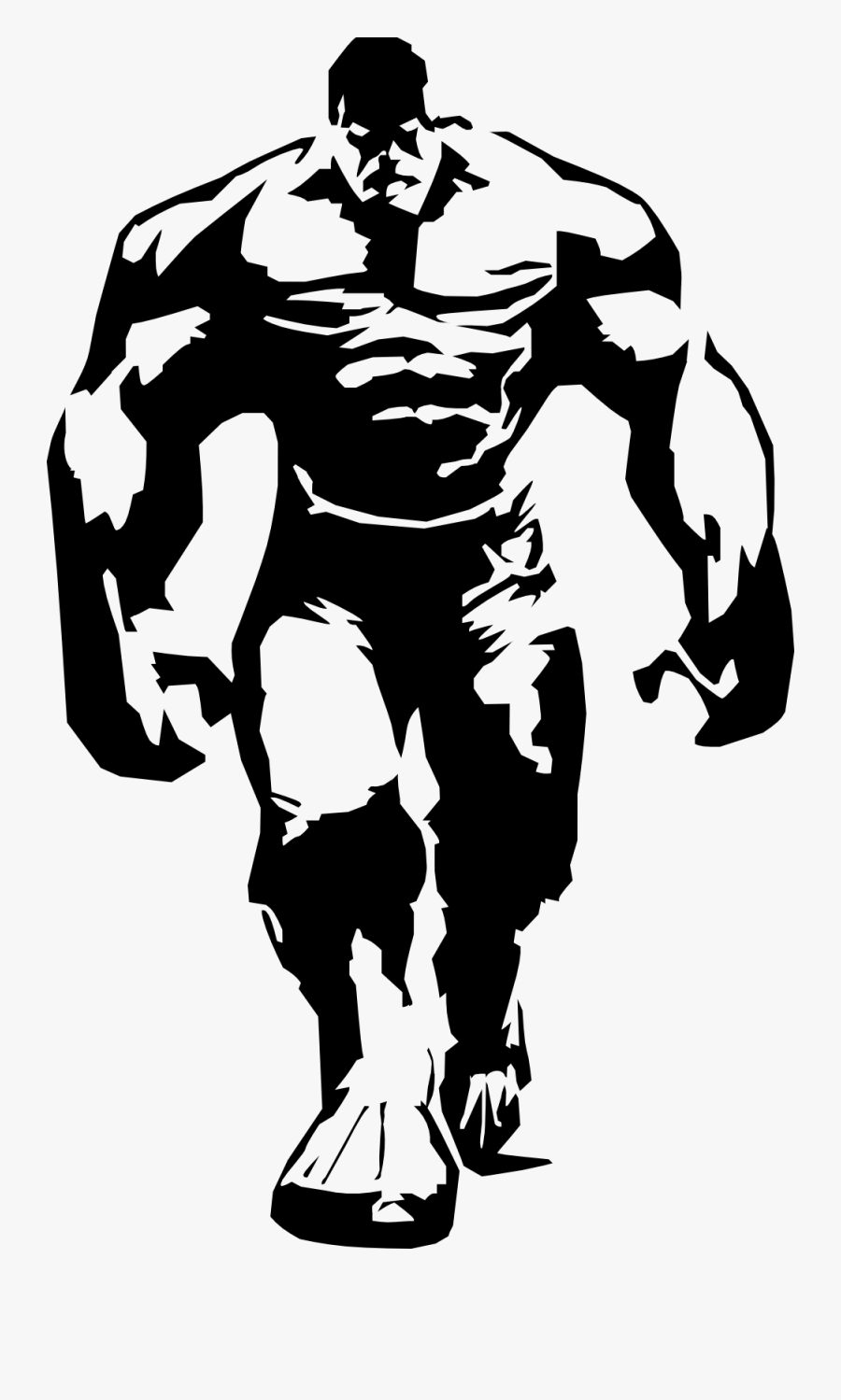 Hulk Black And White , Free Transparent Clipart ClipartKey