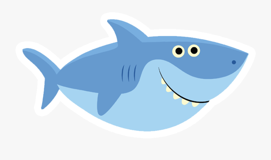 Baby Shark Pinkfong Father Image - Transparent Background Shark Clipart, Transparent Clipart