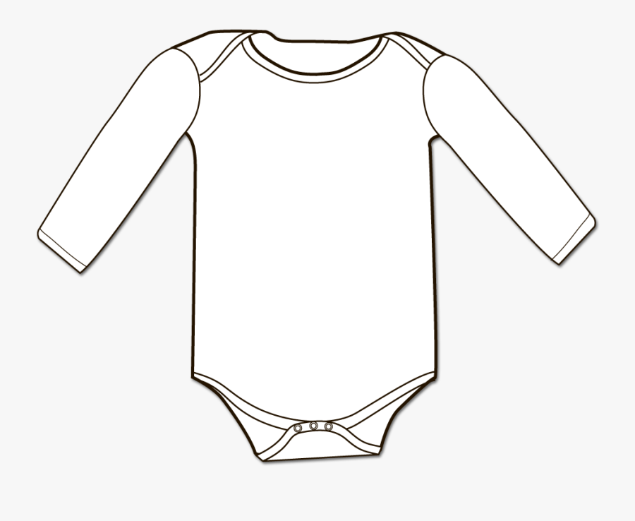 Turtle Organic Long Sleeve - Long Sleeve Onesie Clipart, Transparent Clipart