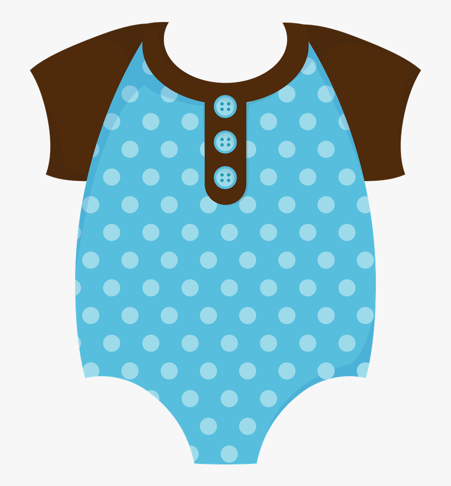 Transparent Blue Onesie Clipart - Ropa De Bebe Png, Transparent Clipart