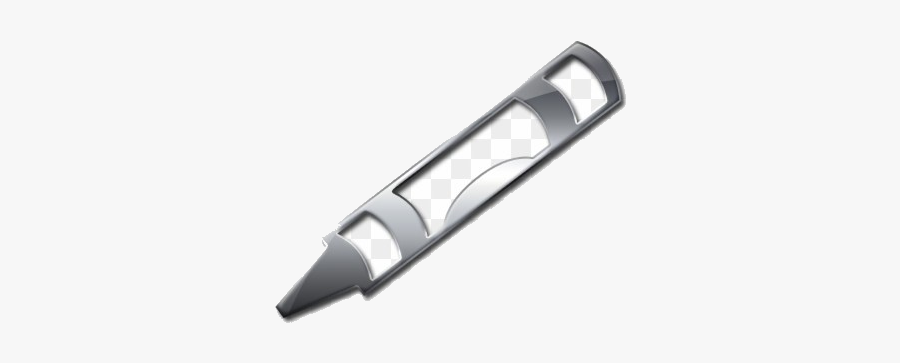 Gray Crayon Clipart Transparent Png - Clip Art, Transparent Clipart