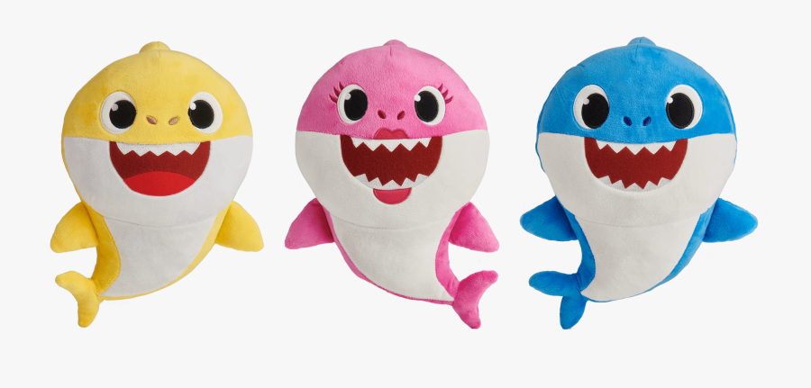 Cuddle Up With Pinkfong"s Baby Shark Talking 25cm Plush - Baby Shark Plush Toy, Transparent Clipart