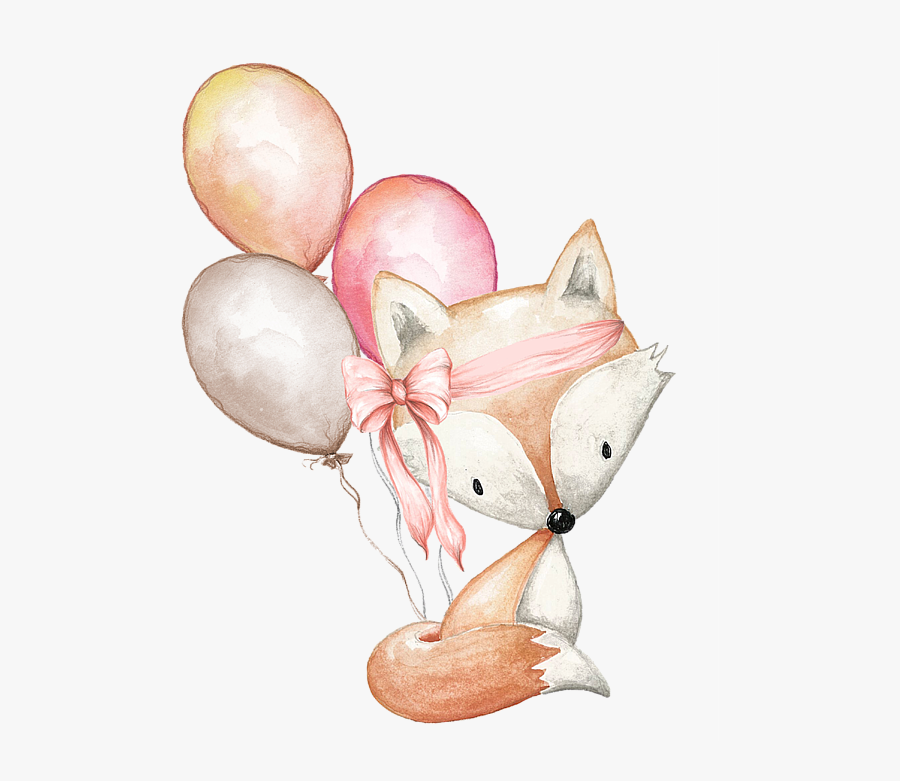 Nursery Woodland Animal Print, Transparent Clipart