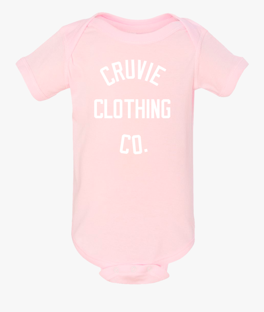 Infant Light Pink Tight Knit Onesie - Active Shirt, Transparent Clipart