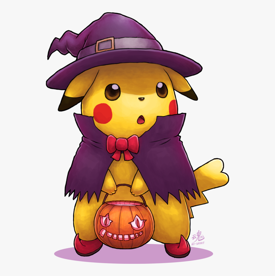 By The Dark Lord - Pikachu With Witch Hat, Transparent Clipart