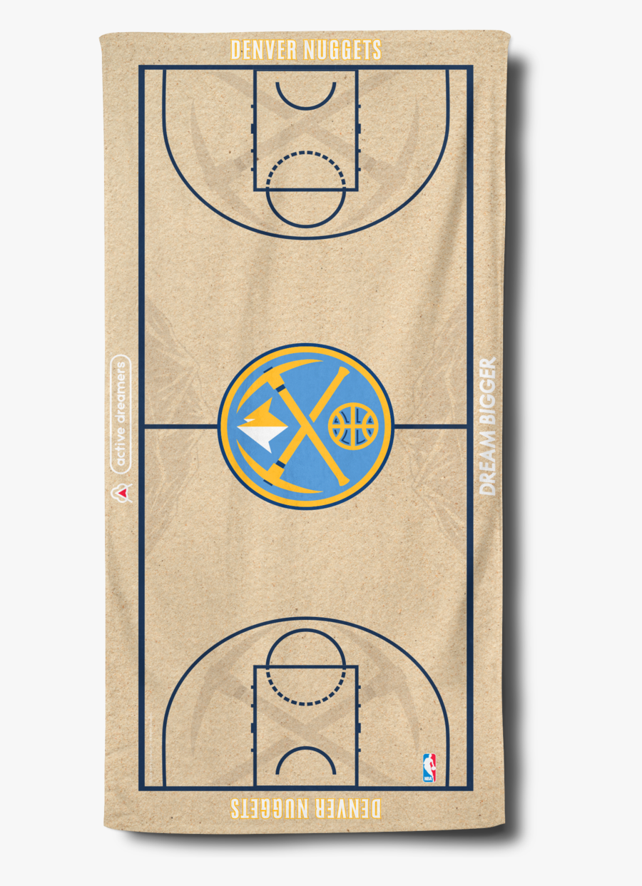 Nuggets Beach Towel Active Dreamers Png Logo Png Transparent - Denver Nuggets, Transparent Clipart