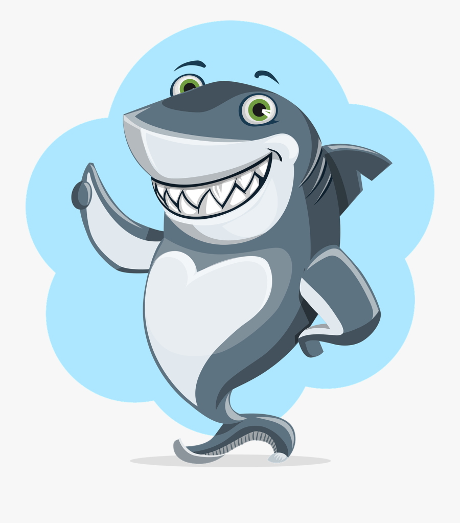 Baby Shark - Cartoon Shark Thumbs Up , Free Transparent Clipart ...