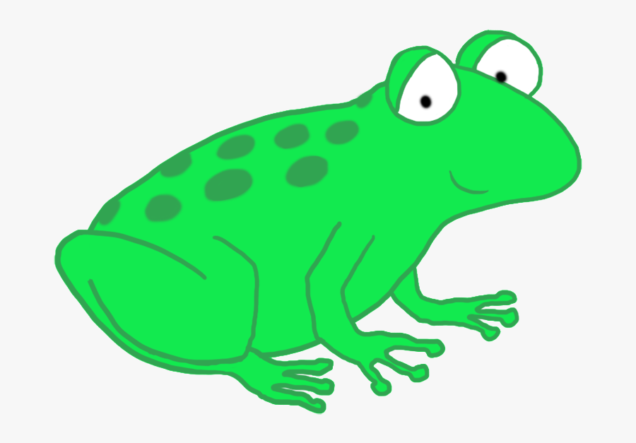 Frog Clip Art - Cartoon Frog Transparent Background, Transparent Clipart