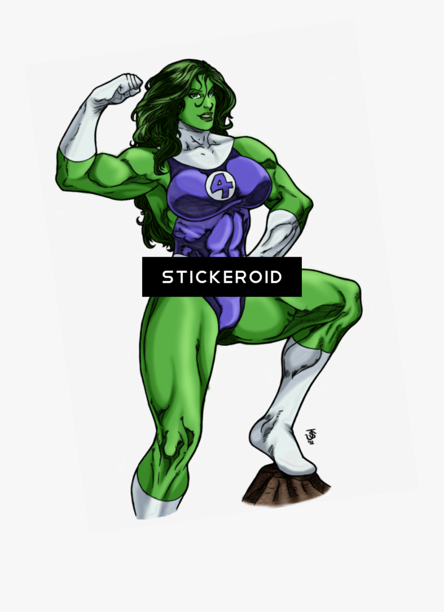 Fictional Character,green League,muscle,hero - She Hulk Man, Transparent Clipart