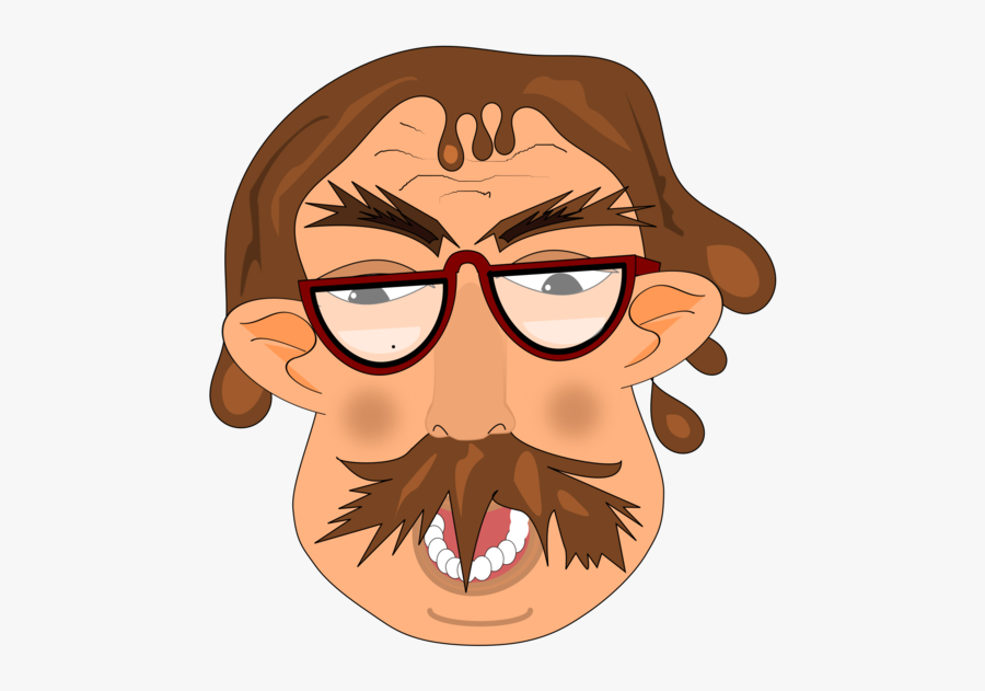 Emotion,hairstyle,art - Professor, Transparent Clipart
