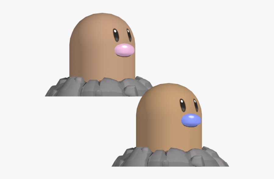 Pikachu Diglett Computer Video Graphics Games Modeling - Diglett In Pokemon X And Y, Transparent Clipart