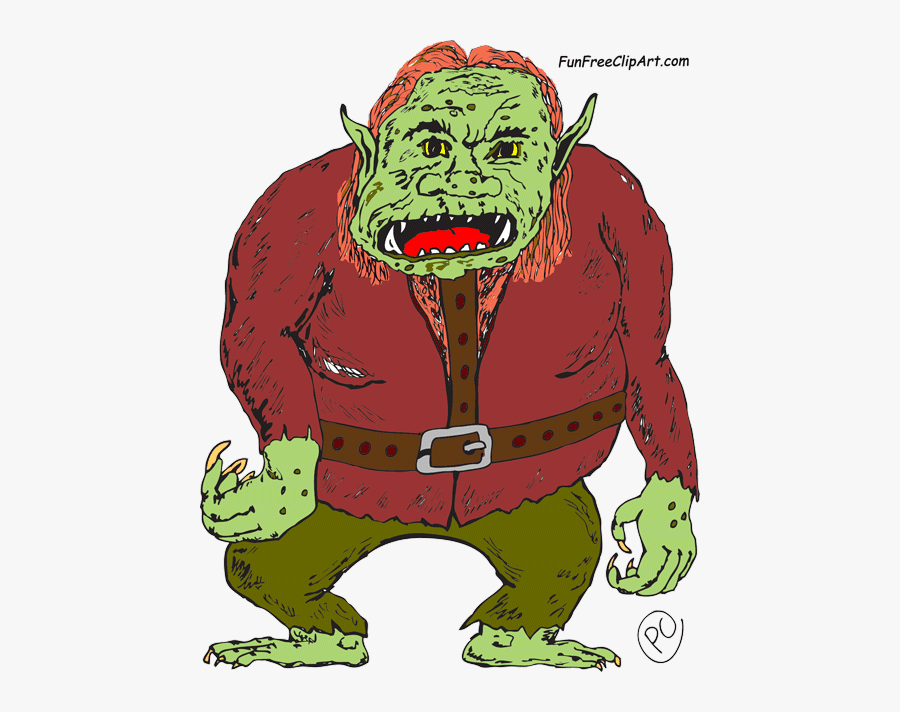 How Do You Spell Ogre -fun Free Clipart - Cliparts Ogre, Transparent Clipart