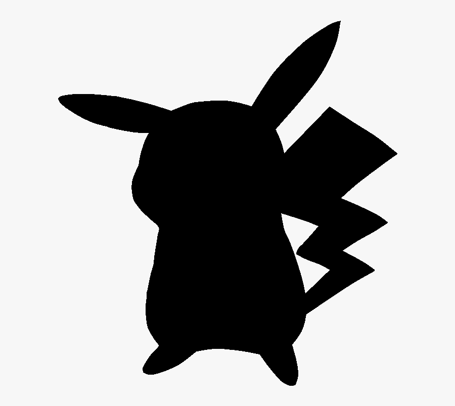 Pikachu Pokémon Go Silhouette Drawing - Whos That Pokemon, Transparent Clipart