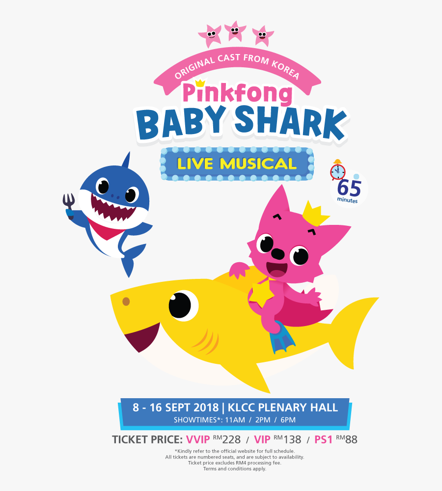 Pinkfong Baby Shark Live Musical , Png Download - Pinkfong ...