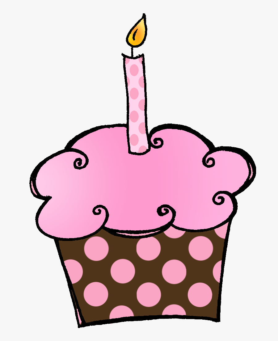 Birthday Cupcakes Clipart - It's My Birthday Month October, Transparent Clipart