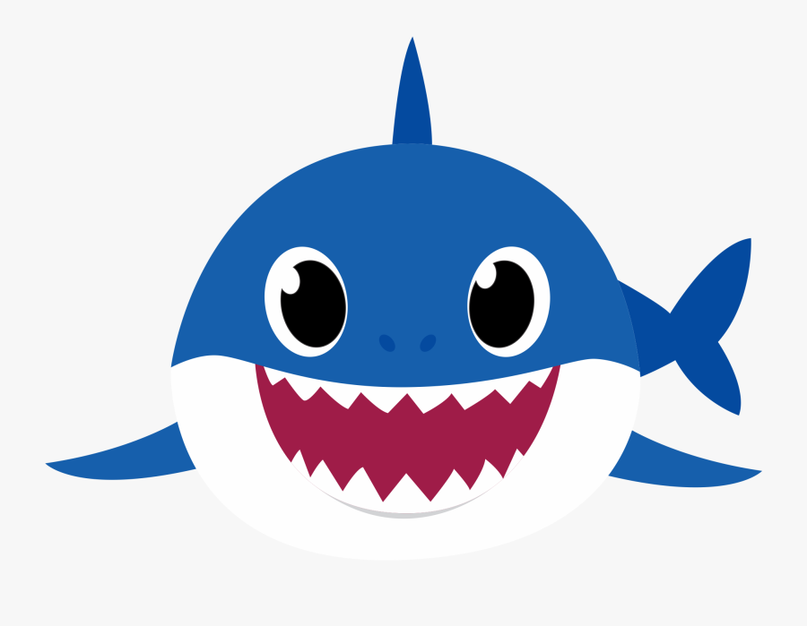 Baby Shark Azul Png, Transparent Clipart