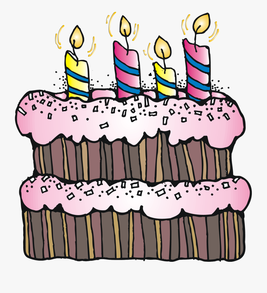 Cute - Birthday - Cupcake - Clip - Art - 4th Birthday Cake Clipart, Transparent Clipart