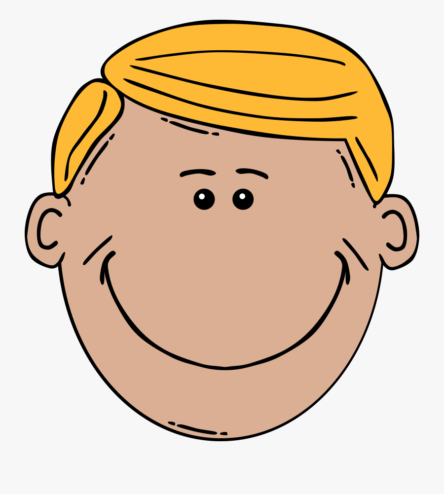 Clipart Man Face Cartoon - Person Face Cartoon, Transparent Clipart