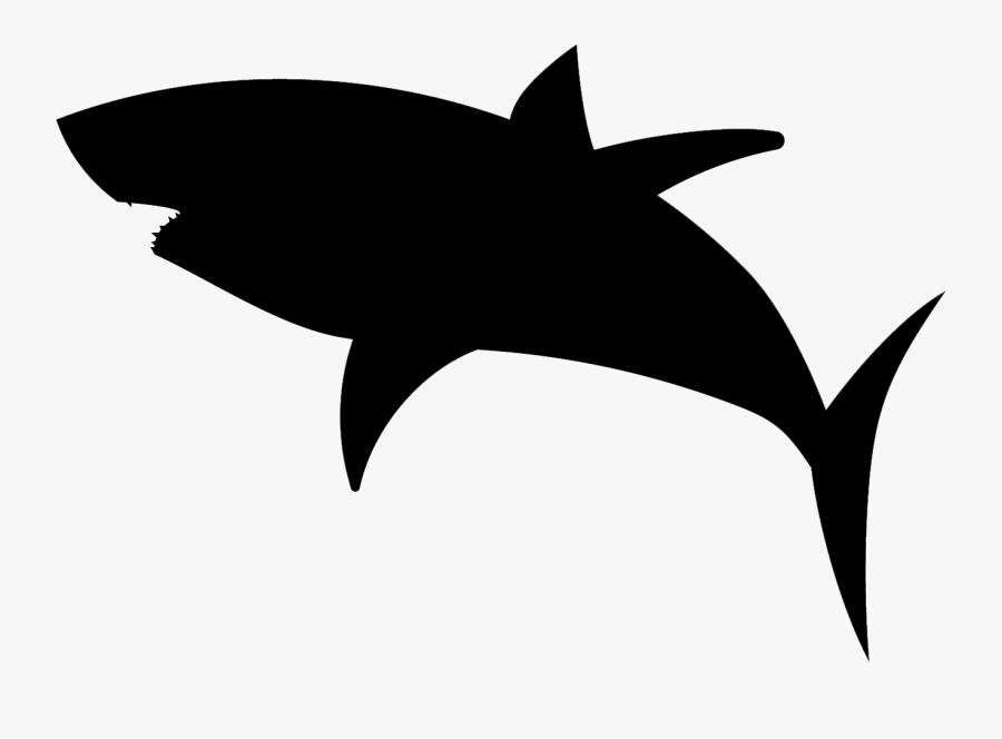 Great White Shark Silhouette - Shark Image For Cricut , Free