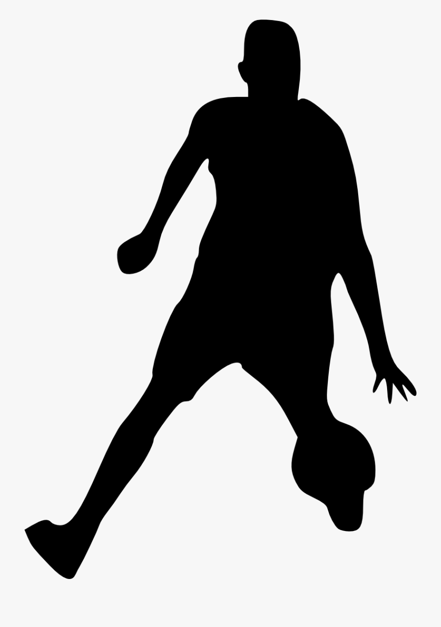 Basketball Player Silhouette - Silhouette, Transparent Clipart