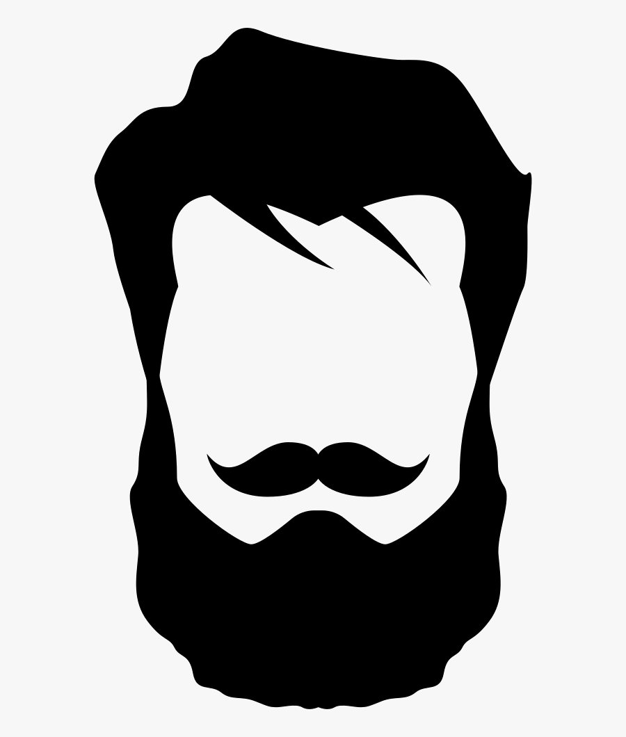 Transparent Moustache Clip Art - Beard Icon Png, Transparent Clipart