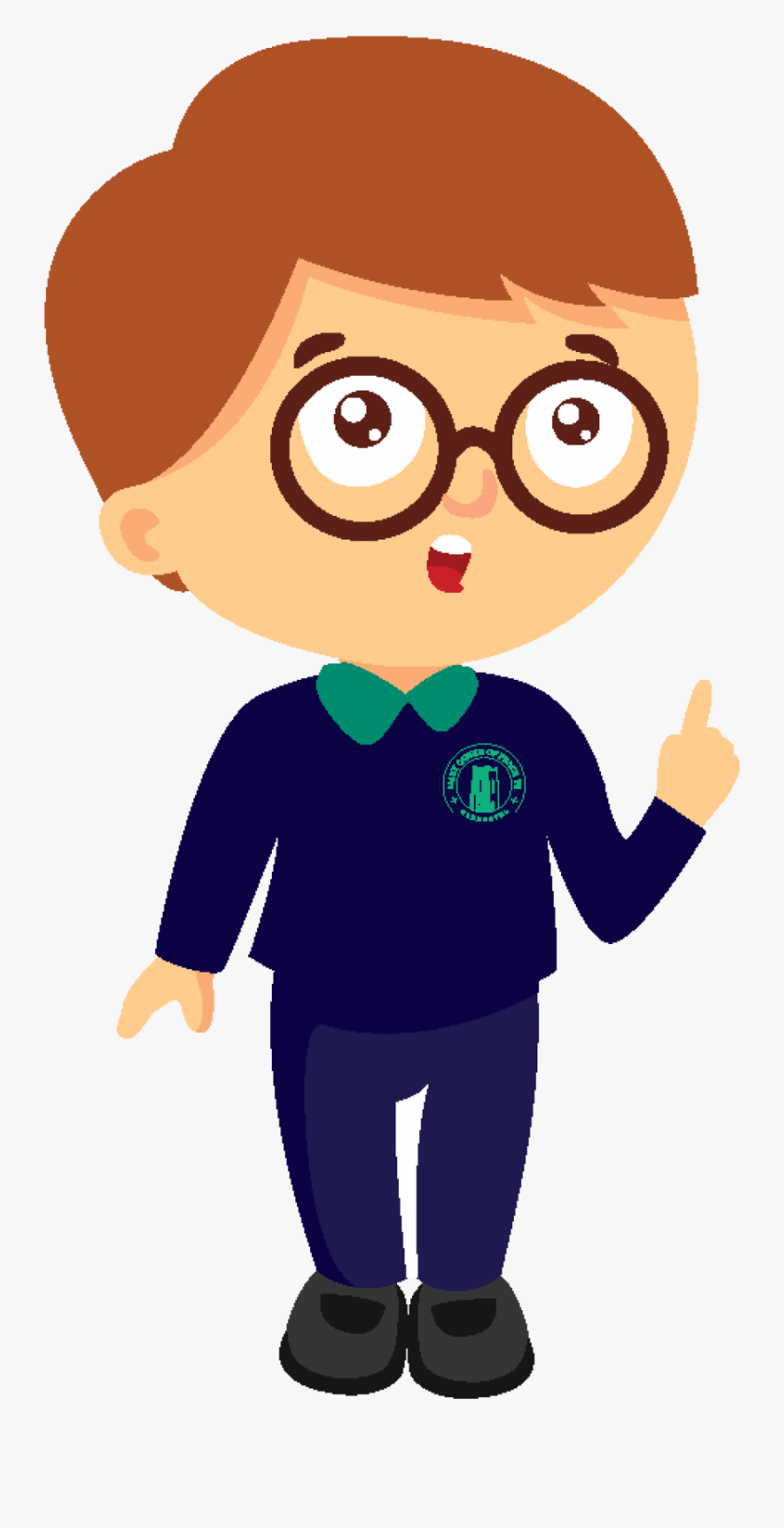 School Uniform Mary Queen Of Peace Primary School Glenravel - Cartoon Boy In School Uniform, Transparent Clipart