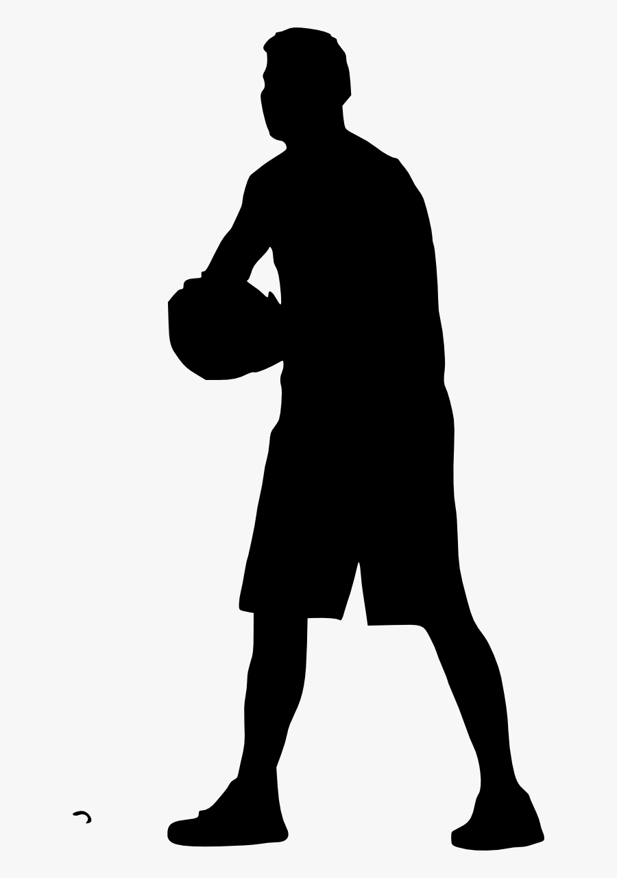 19 Basketball Player Silhouette - Transparent Background Basketball Png, Transparent Clipart