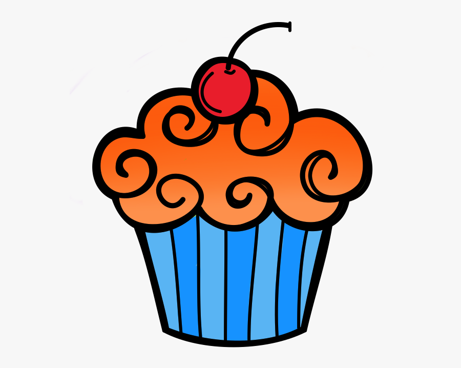 Birthday Cupcake Clip Art, Transparent Clipart