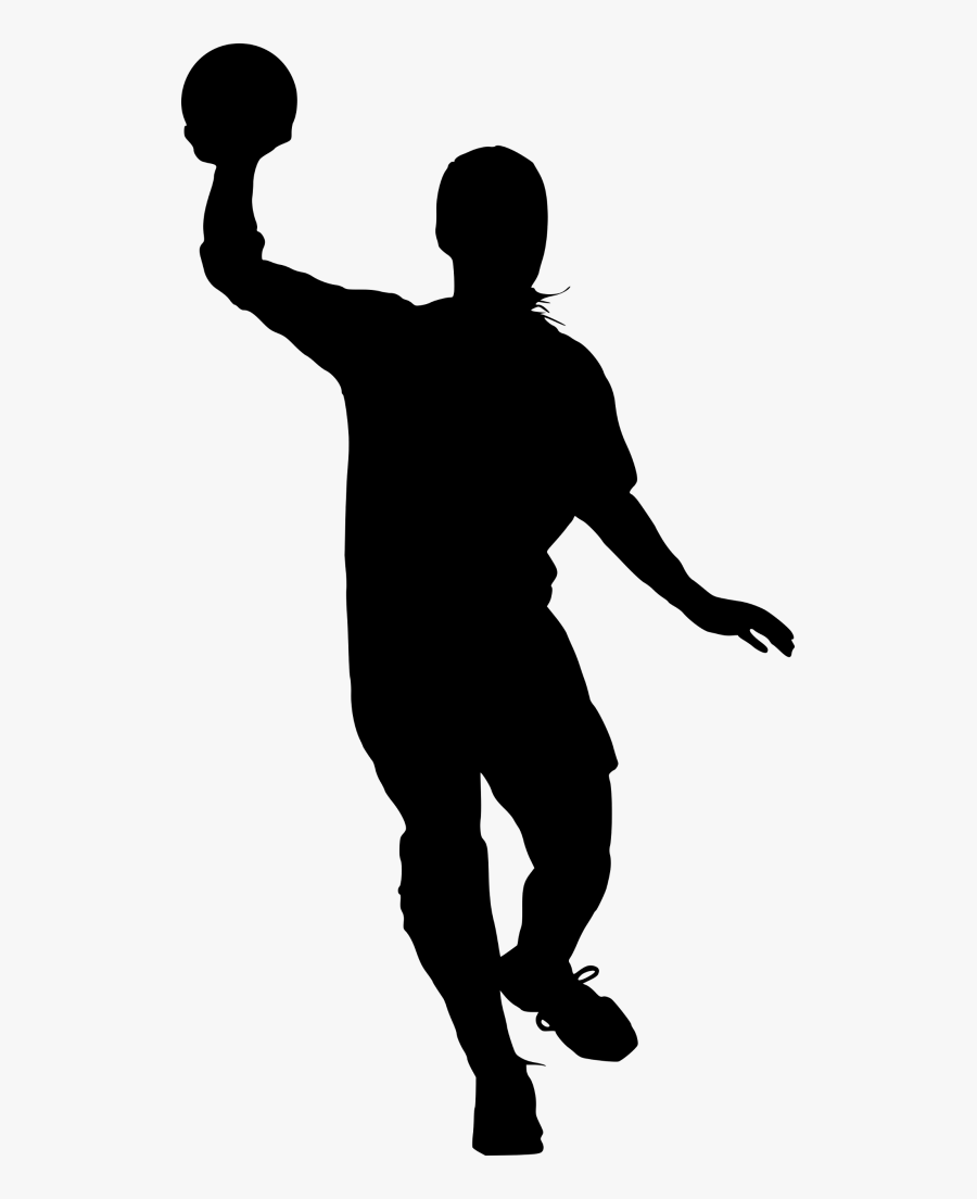 Png File Size Silhouette Football Player Clipart- - Classical Dance Clip Art, Transparent Clipart
