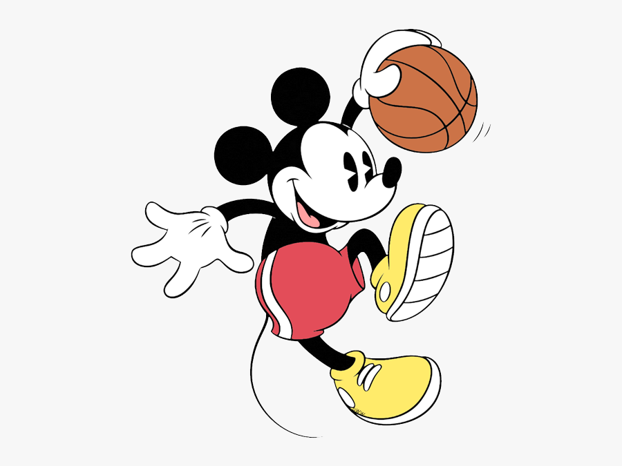 Disney Basketball Clip Art - Coloring Pages Basketball Disney, Transparent Clipart