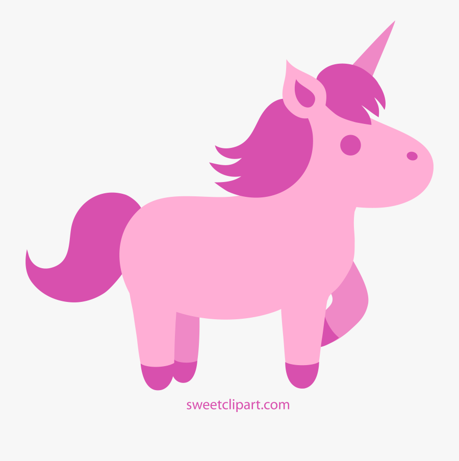 Pink Unicorn Clipart, Transparent Clipart