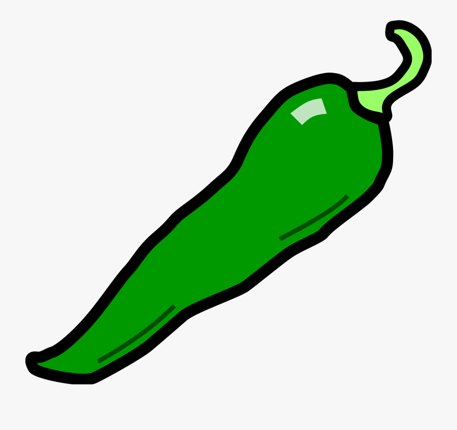 Green Chili Pepper Clipart, Transparent Clipart