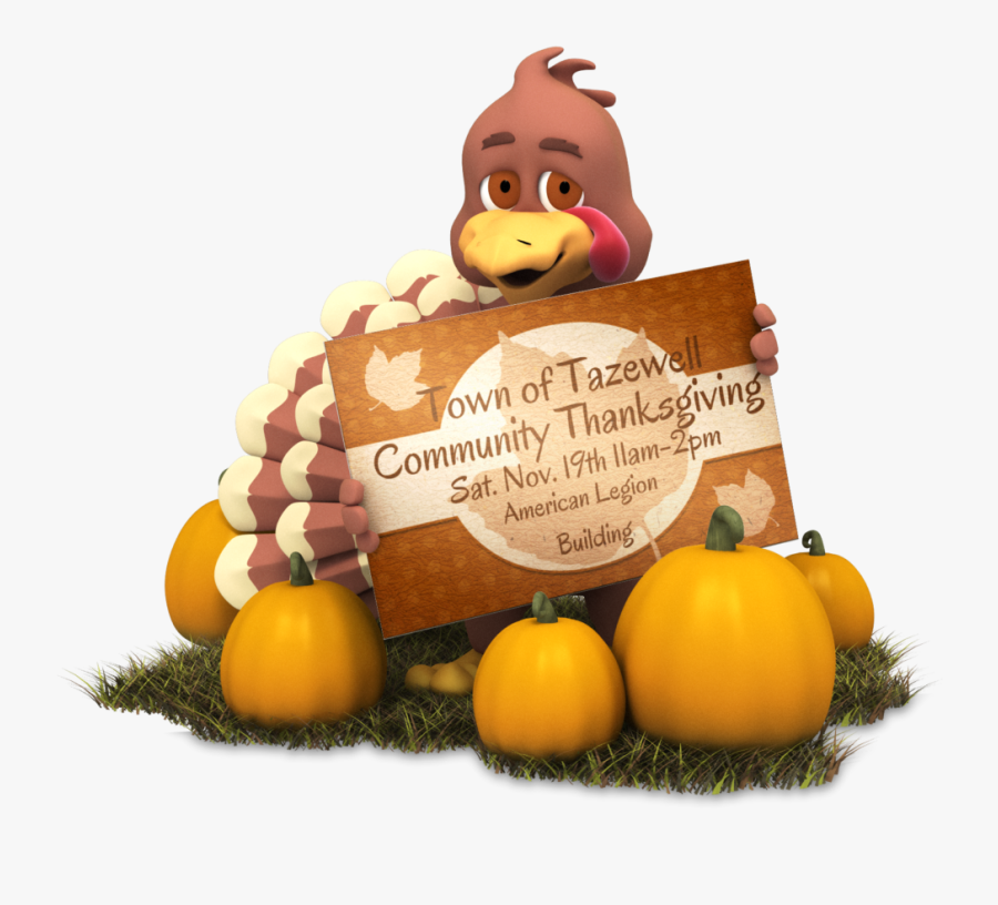 Community Thanksgiving Dinner - Pumpkin, Transparent Clipart