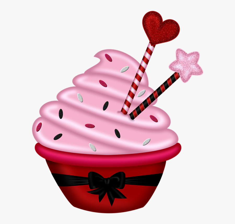 Transparent Cute Cupcake Clipart - Cupcake Clipart Party, Transparent Clipart