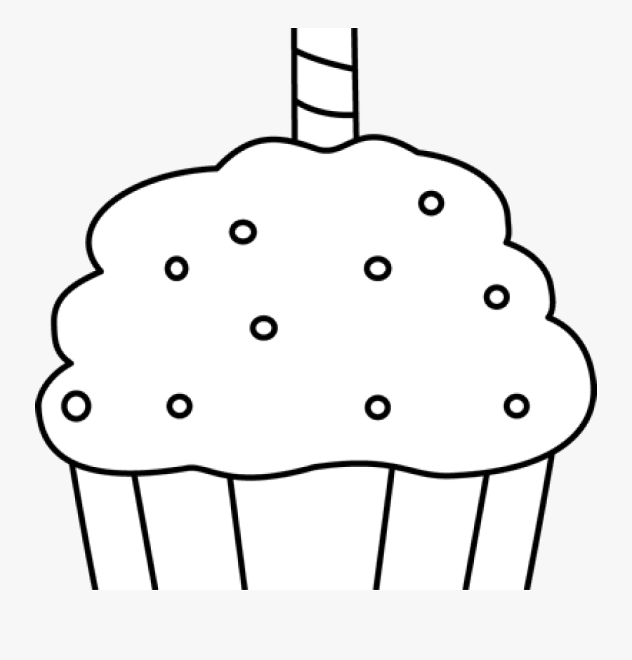 Birthday Money Clipart Black And White - Cupcakes Clipart Black And White, Transparent Clipart