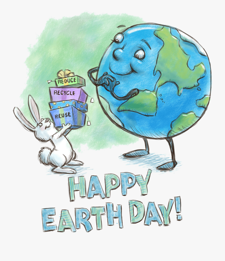 Transparent Happy Earth Day Clipart - Sketches Of Earth Day, Transparent Clipart