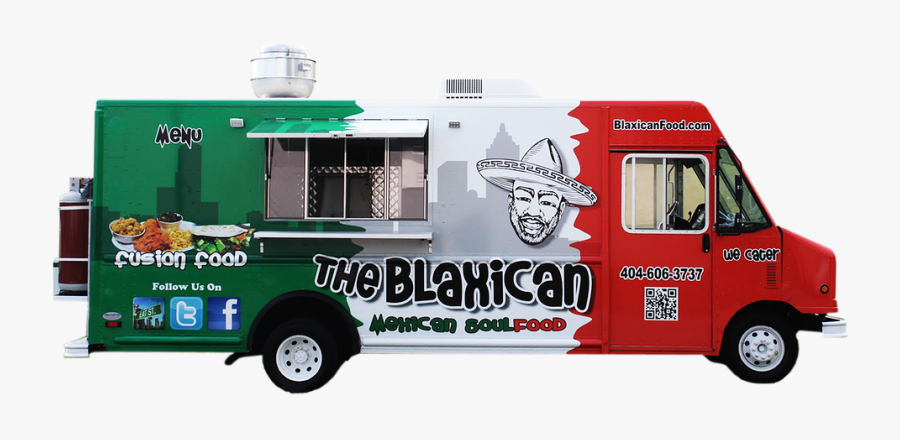 Mexian And Soul Food Truck - Mexican Food Truck Png, Transparent Clipart