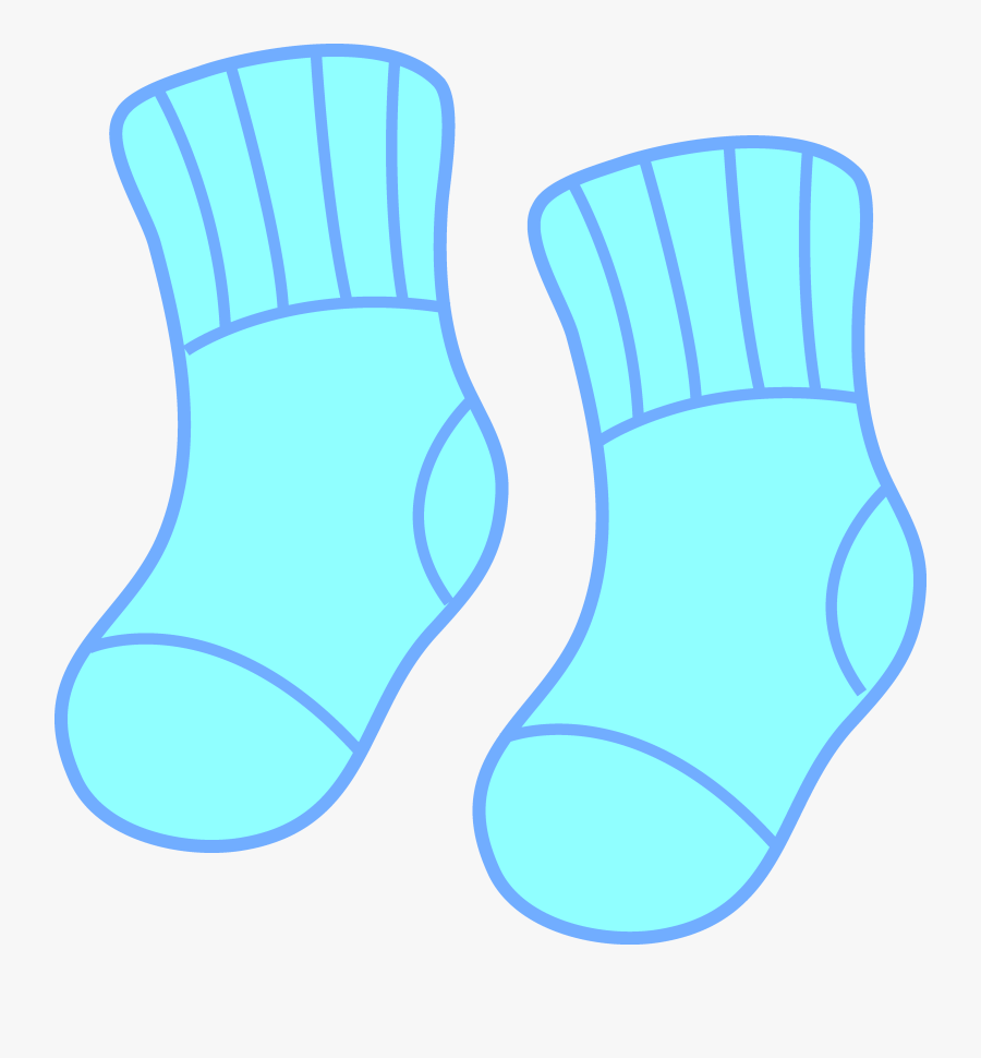 Baby Boy Clipart - Sock, Transparent Clipart