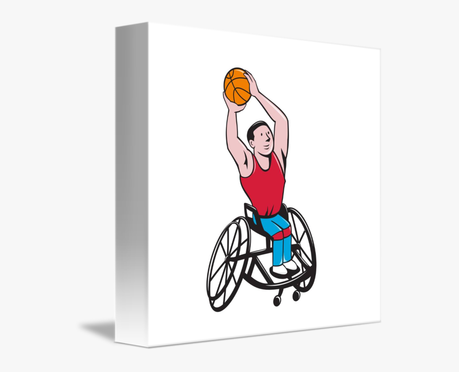 Transparent Free Clipart Of Basketball Players - Shooting A Basketball Cartoon, Transparent Clipart
