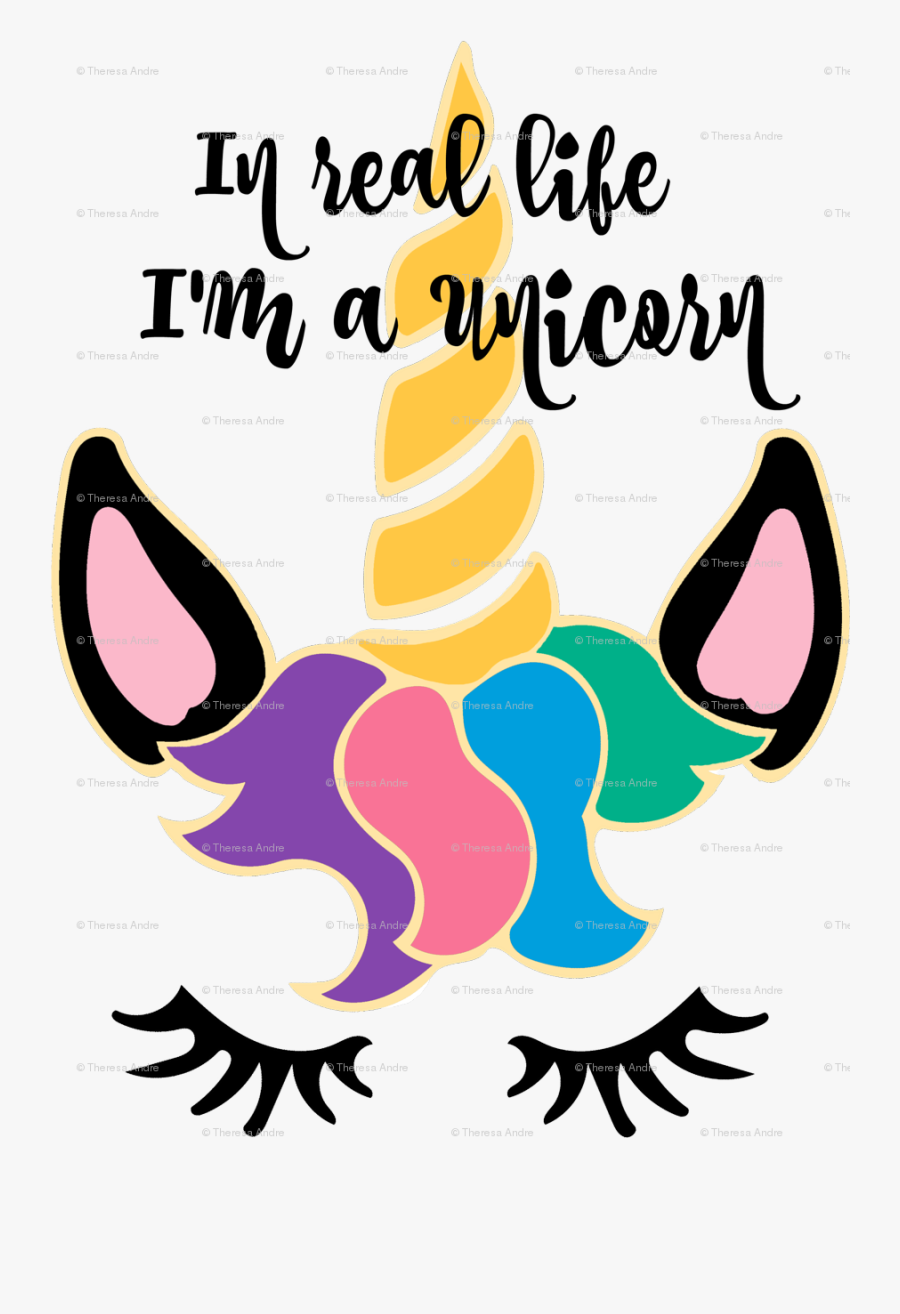 Unicorn Head With Rainbows - High Resolution Unicorn Face Hd, Transparent Clipart