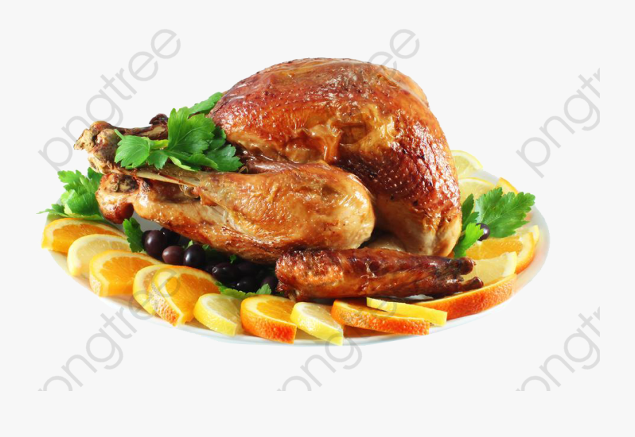 A Thanksgiving Turkey Dinner - Pavo Asado, Transparent Clipart