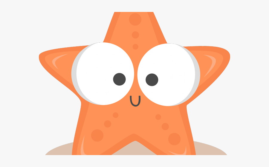 Starfish Clipart Cool - Cute Animated Star Fish, Transparent Clipart