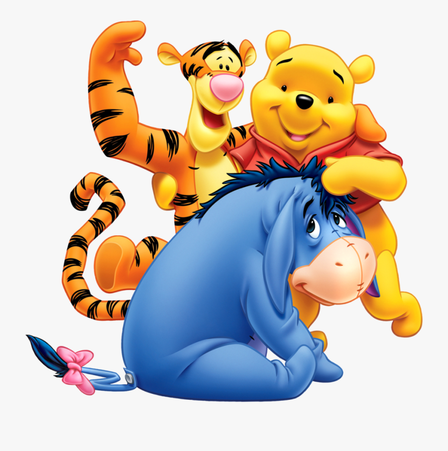 Image By Creative Commons - Eeyore And Winnie The Pooh, Transparent Clipart