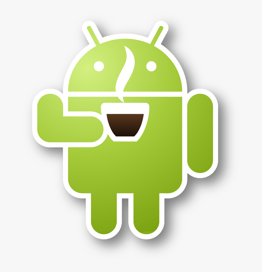 Android Coffee, Transparent Clipart