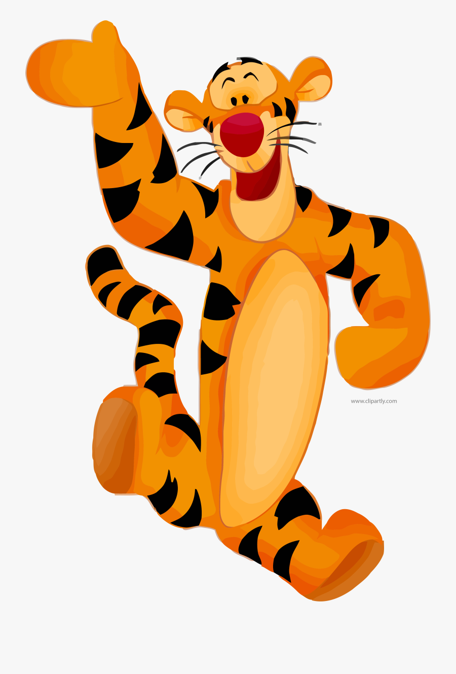 Cartoon Tigger Winnie The Pooh Clipart Png Image Download - Tigger From Winnie The Pooh Png, Transparent Clipart