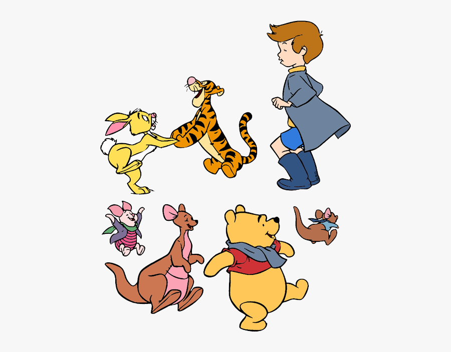 Robin Clipart Winnie - Winnie The Pooh Characters Christopher Robin, Transparent Clipart