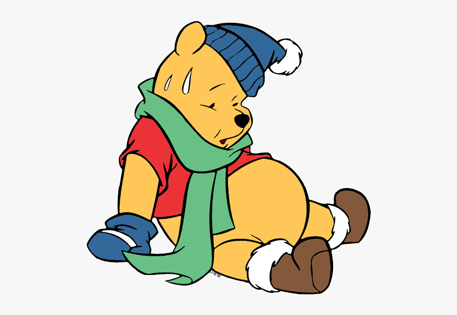 Winnie The Pooh Sweating, Transparent Clipart