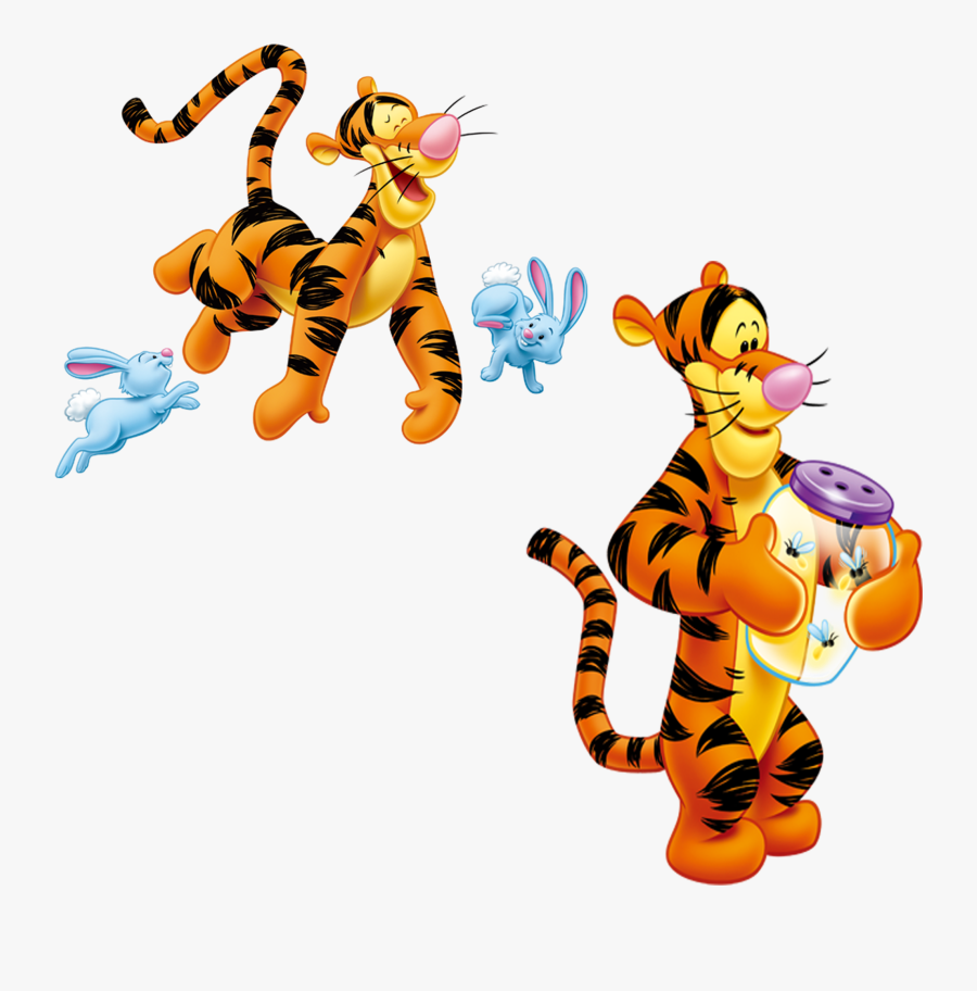 Winnie The Pooh Clipart Vintage - Tigger Winnie The Pooh Png, Transparent Clipart