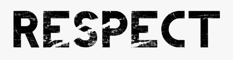 Gymbannerrespect Black - Respect Black And White, Transparent Clipart