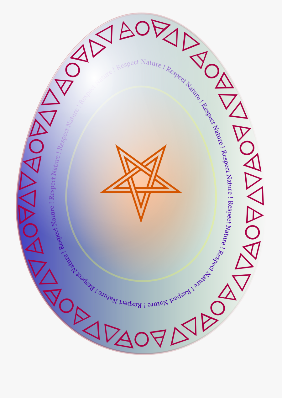 Decorated Neo-pagan Egg - Modern Paganism, Transparent Clipart